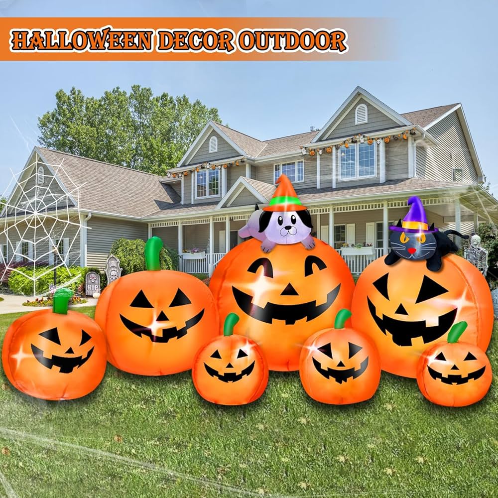 Amazon.com: Halloween Inflatables Pumpkin Outdoor